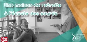 bandeau maison de retraite et les sourds
