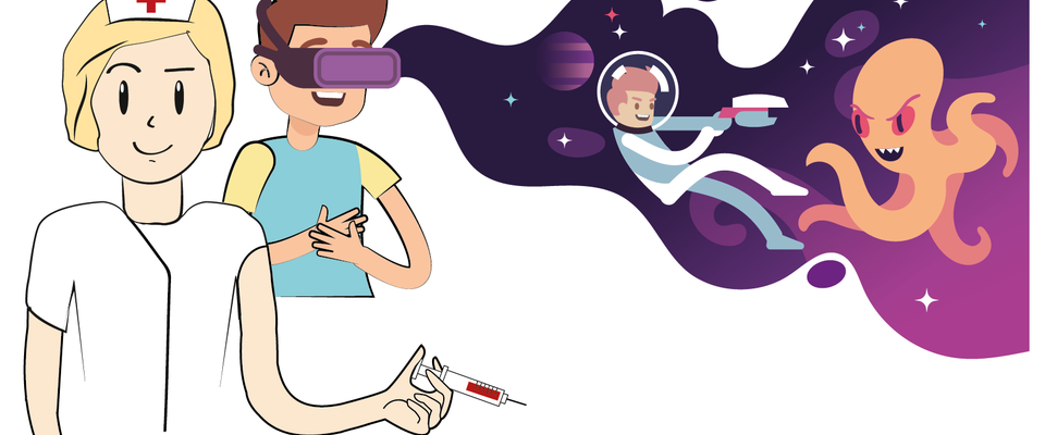 La réalité virtuelle pour faire oublier la douleur aux enfants lors des soins