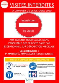 Visites interdites au 26.10.2020